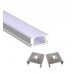 2 meter Surface Aluminium Profile | for LED Strips | 17 mm x 7.8 mm