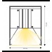 Lámpara lineal LED colgante 40W | POLARIS | Interconexión lineal | 3CCT | 120cm